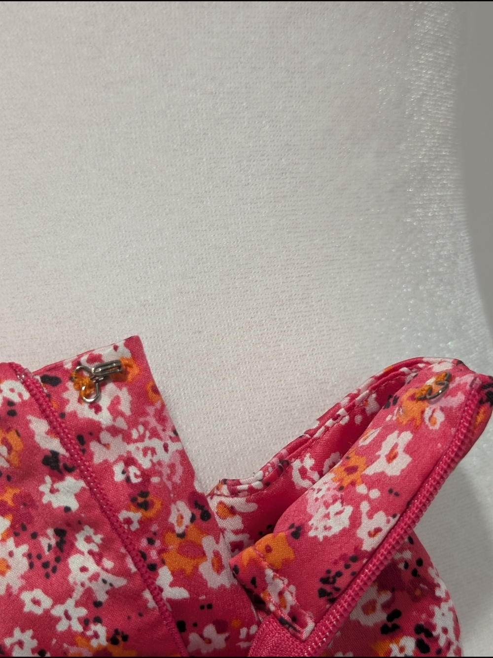 Dynamite Satin Floral Midi Skirt with Side Slit - Bright Pink - Picture 7 of 10